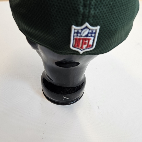 New Era 3930 New York NY Jets Green NFL Flex Fit Sideline Hat Large/ XL Microera - Picture 5 of 9